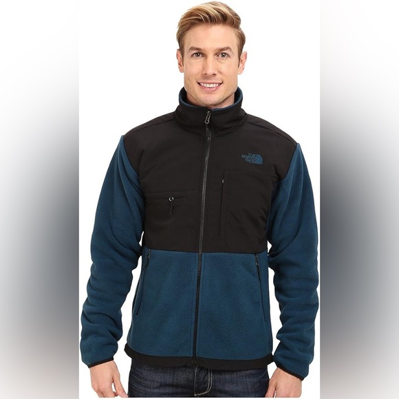EUC Men’s The North Face Denali Fleece Blue/TNF Black Polartec Fleece Jacket XXL - Picture 3 of 13